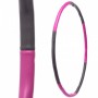 Складаний Обруч Хула Хуп Hula Hoop двоколірний м'який K610 Pink (PS00592)