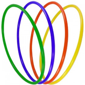 Обруч гімнастичний BAMSIC набір 10 шт d - 53 см