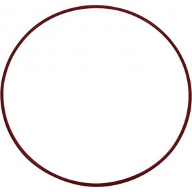 Обруч цельный гимнастический металлический D90см