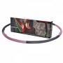 Обруч масажний Hula Hoop SportVida 100 см 1.2 кг SV-HK0338 Grey/Pink