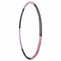 Обруч масажний Hula Hoop SportVida 100 см 1.2 кг SV-HK0338 Grey/Pink