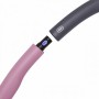 Обруч масажний Hula Hoop SportVida 100 см 1.2 кг SV-HK0338 Grey/Pink