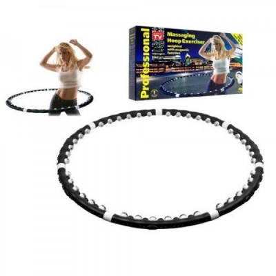 Масажний обруч халахуп Massaging Hoop Exerciser Professional Bradex з магнітами