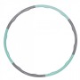 Обруч массажный Hula Hoop SportVida 100 см 1.2 кг SV-HK0337 Grey/Sky Blue