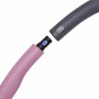 Обруч массажный Hula Hoop SportVida 100 см 1.2 кг SV-HK0338 Grey/Pink