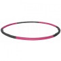 Обруч массажный Hula Hoop SportVida 100 см 1.2 кг SV-HK0156-2 Grey/Pink