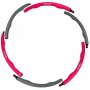 Обруч массажный Hula Hoop SportVida 100 см 1.2 кг SV-HK0156-2 Grey/Pink