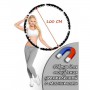 Масажний обруч-тренажер Халахуп з магнітами massaging hoop exerciser professional для схуднення