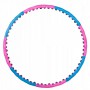 Обруч масажний з магнітами Springos Hula Hoop 100 см Blue/Pink FA0095