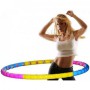 Обруч масажний Хула Хуп Hula Hoop COLOR BALL 0088 6 секцій