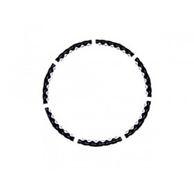 Обруч Хула Хуп hula hoop Massaging hoop exerciser Черный (gr_001516)