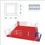 Боксерський Ринг підлоговий тренувальний Boyko-Sport 6х6 м, код: bs0204200005-BK