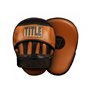 Лапи TITLE Boxing Vintage Leather Curved Mitts один розмір коричневий (4619)