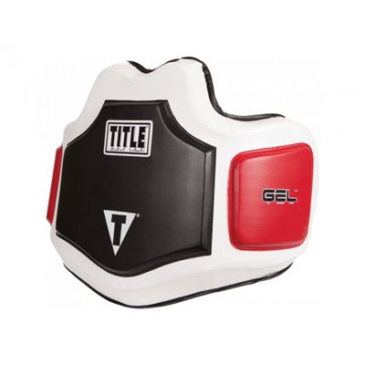 Пояс тренера TITLE Gel Body Protector один розмір чорний/білий/червоний (3313)