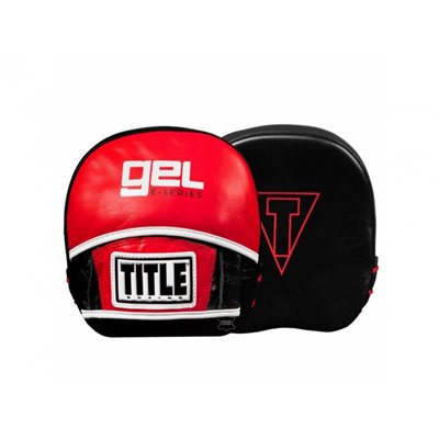 Лапи TITLE GEL® E-Series Micro Punch Mitts один розмір чорний/червоний (4673)