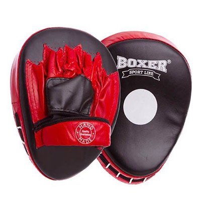 Лапа вигнута Boxer 2010 Чорно-червоний (37429339)