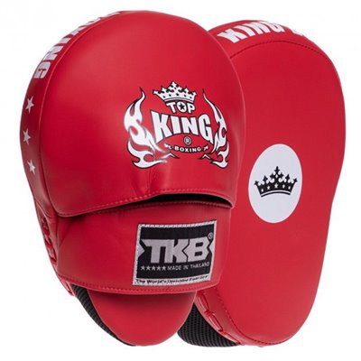 Лапа Вигнута для боксу та єдиноборств Super TKFMS Top King Boxing Червоний (37551027)