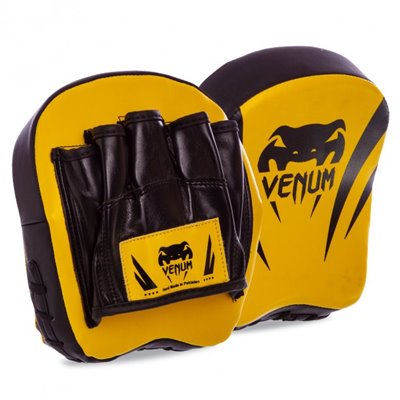 Лапа вигнута (2шт) Venum Heroe 8325 розмір 18x16x5см Yellow-Black