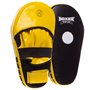 Лапа пряма подовжена шкіряна (2шт) Boxer Heroe 2007-01 розмір 40х21х4, 5см Black-Yellow