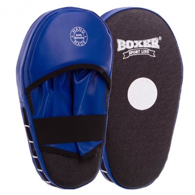 Лапа пряма подовжена (2шт) Boxer Heroe 2008-01 розмір 38х18х4, 5см Black-Blue