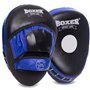 Лапа вигнута шкіряна (2шт) Boxer Еліт Heroe 2012-01 розмір 23х19х4, 5см Black-Blue