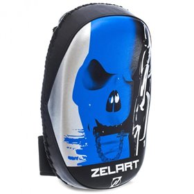 Маківара тай-пед Zelart Heroe 1318 розмір 33,5x20x11см Blue-Black-Silver