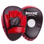 Лапа Вигнута для боксу та єдиноборств BOXER 2010-01 Колір: Чорний-червоний Розмір: 19 x 23 x 4см Комплектація: 2 шт.