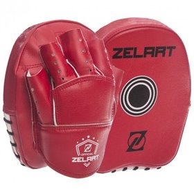 Лапа вигнута (2шт) Zelart Heroe 1418 розмір 20x17x3см Red-Black