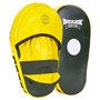 Лапа пряма подовжена шкіряна (2шт) Boxer Heroe 2006-01 розмір 38х18х4, 5см Black-Yellow