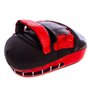 Лапа вигнута шкіряна (2шт) Boxer Еліт Heroe 2012-01 розмір 23х19х4, 5см Black-Red