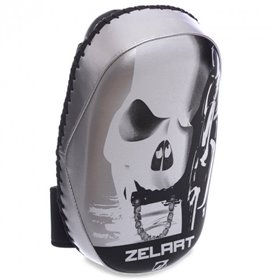 Маківара тай-пед Zelart 1318 розмір 33,5х20х11см White-Black-Silver