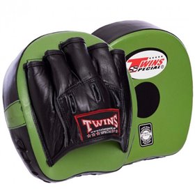 Лапа вигнута шкіряна (2шт) Twins Heroe 2054 Green-Blue