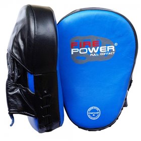 Боксерські лапи FirePower CG3 Сині з чорним