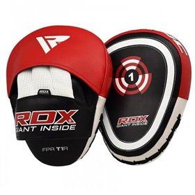 Лапы боксерские RDX Gel Focus RDX Inc Черно-красный (37260029)