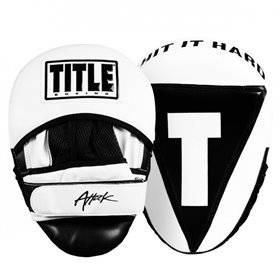 Лапи Title Attack Big-T Punch Mitts Black/White