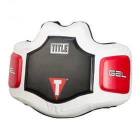 Пояс тренера TITLE Gel Body Protector - універсальний безрозмірний Білий