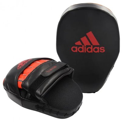 Лапи боксерські Adidas Training Curved Focus Mitt Short (ADISBAC01) Black/Red