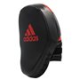 Лапи боксерські Adidas Training Curved Focus Mitt Short (ADISBAC01) Black/Red