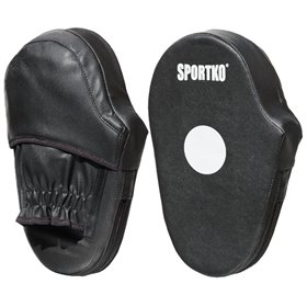 Лапи боксерські Sportko ПД3 р.30х20х5см вініл-шкіра black
