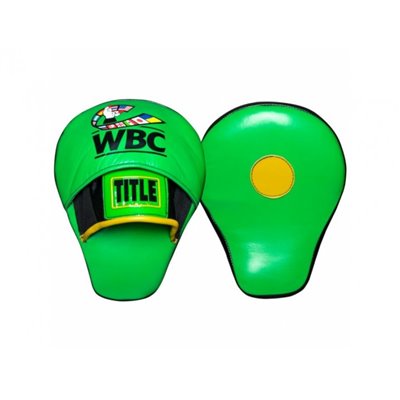 Лапи TITLE Boxing WBC Focus Mitts один розмір зелений (4989)