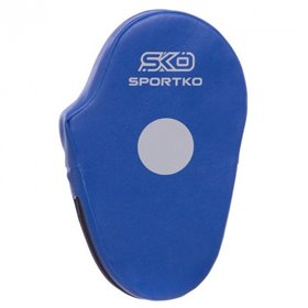 Лапа Пряма подовжена для боксу та єдиноборств SPORTKO PD3 30x20x5см 2шт (синя)