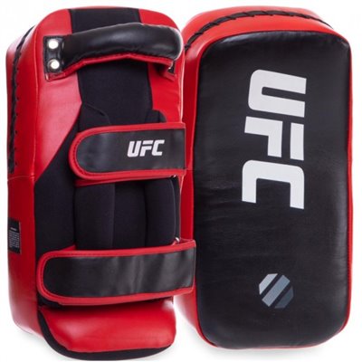 Маківара вигнута UFC Pro Thai шкіряна 380x190x100 мм (2 шт), код: UCP-75347-S52