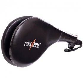 Ракетка для тхеквондо подвійна MaxxMMA Heroe MF01 Black