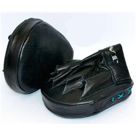 Лабети гнуті шкіряні JAB Чорні (Україна)