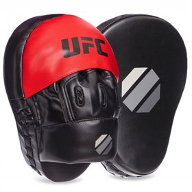 Лапи Вигнуті PU UFC UHK-69754 (р-р 26x19x15, 5см, чорний-червоний)