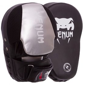 Лапа вигнута (2шт) Venum 8323 розмір 26х19х5см Black-Silver