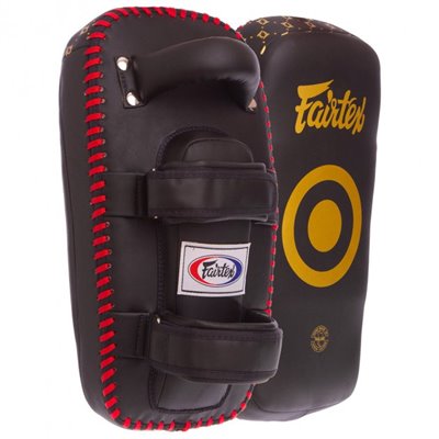 Маківари-лапи професійні FAIRTEX Для тайського боксу і карате єдиноборств Тай-пед Чорний (KPLC5)