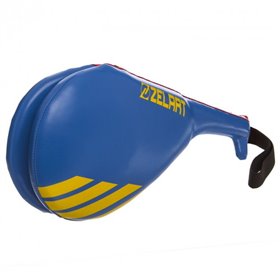 Ракетка для тхеквондо одинарна ZELART, Колір Червоний