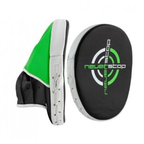 Боксерські лапи PowerPlay, з штучної шкіри чорно-зелені (PP3073)