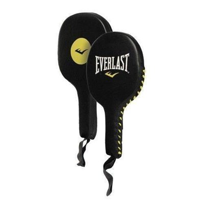 Лапи ракетки Everlast Leather Punch Paddles Чорні